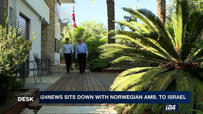 i24NEWS DESK | i24NEWS sits down with Norwegian Amb. to Israel | Wednesday, October 25th 2017