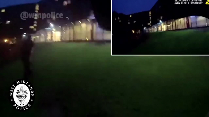 Body Cam Footage Shows Police Disarm Knifeman With Taser