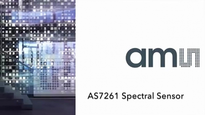 AMS - AS7261 Spectral Sensor - Color Scanning Made Easy