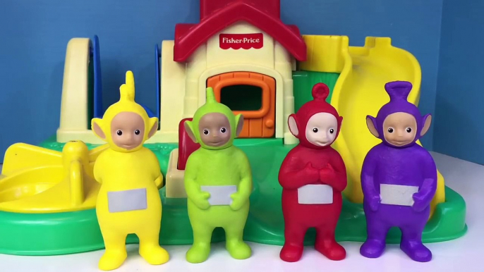 BEST LEARNING Video Kids FISHER PRICE Retro PLAYGROUND with TELETUBBIES Toys!-ZsacL5BgAHs