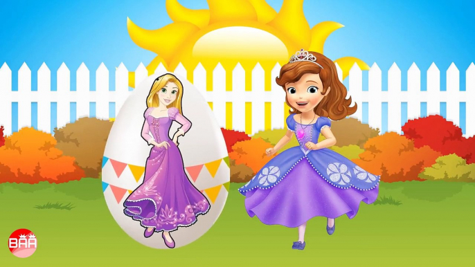 Baby Learn Colors with Surprise Eggs, Princess Sofia, Simpsons, Minnie Mouse, Ranger Power, Ben 10