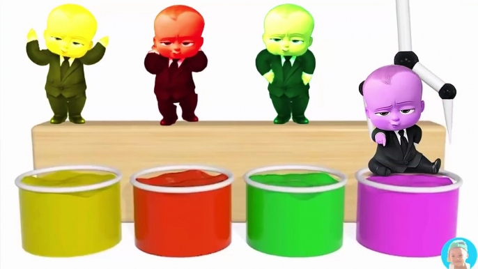 Learn Colors With THE BOSS BABY Funny Videos - Learn Colors For Kids Best Moments PLAY DANCING