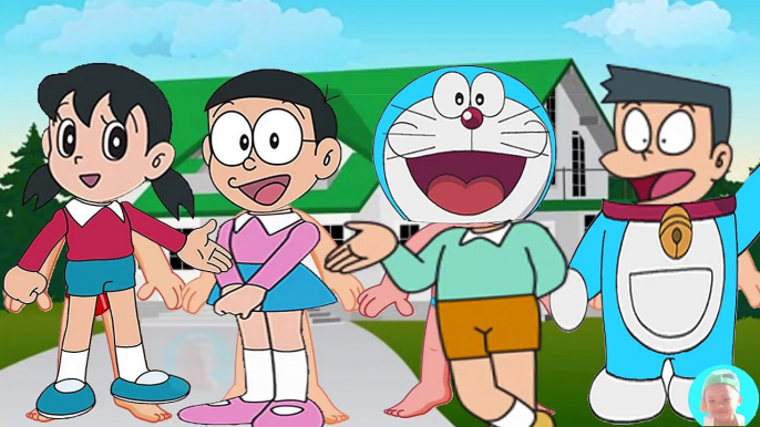 Wrong Clothes Doraemon Nobita Minamoto Shizuka 源 静香 Honekawa Suneo Finger Family Nursery Rhymes