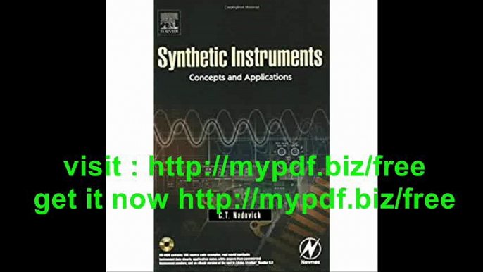 Synthetic Instruments Concepts and Applications