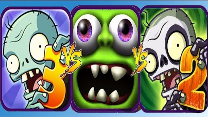 Plants vs Zombies 3 vs Plants vs Zombies 2 vs Zombie Tsunami