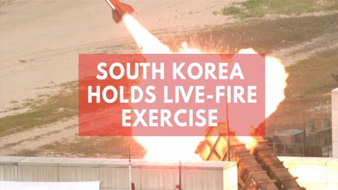 South Korea conducts anti-aircraft guided missiles drill ahead of Trump's visit