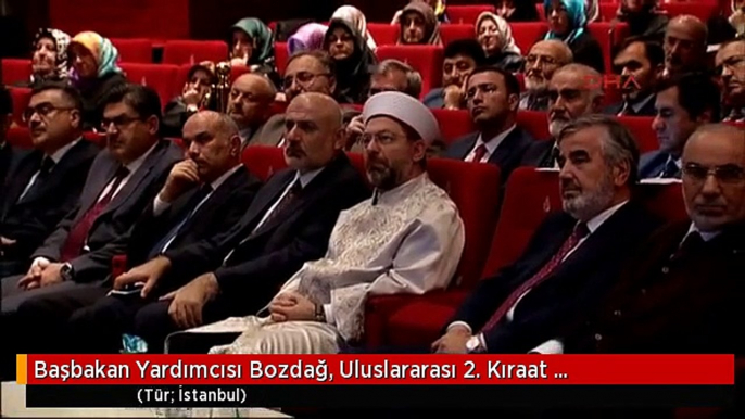 Başbakan Yardımcısı Bozdağ, Uluslararası 2. Kıraat Sempozyumunda Konuştu -3