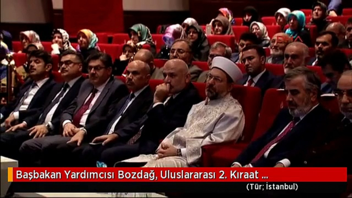 Başbakan Yardımcısı Bozdağ, Uluslararası 2. Kıraat Sempozyumunda Konuştu -7