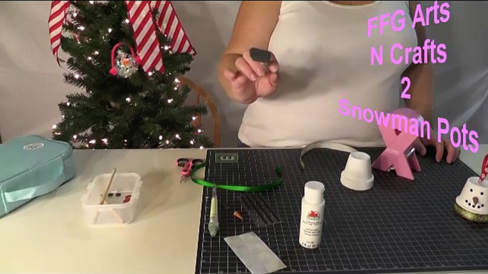FFG Arts n Crafts Snowman Pots DIY
