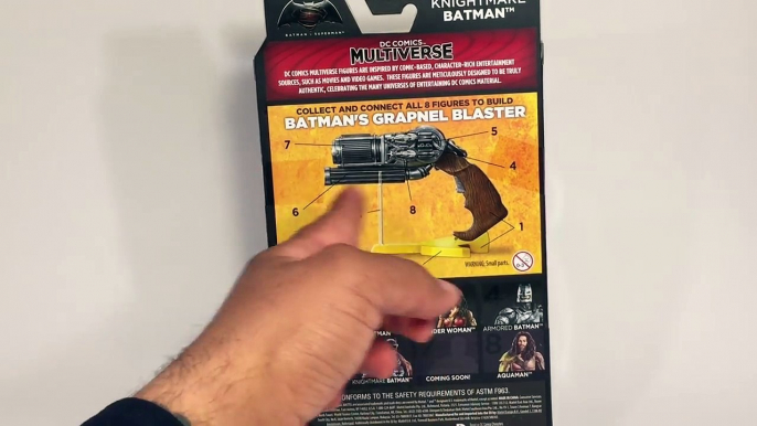 Unboxing Mattels Multiverse 6 Batman vs Superman: Dawn of Justice: Knightmare Batman