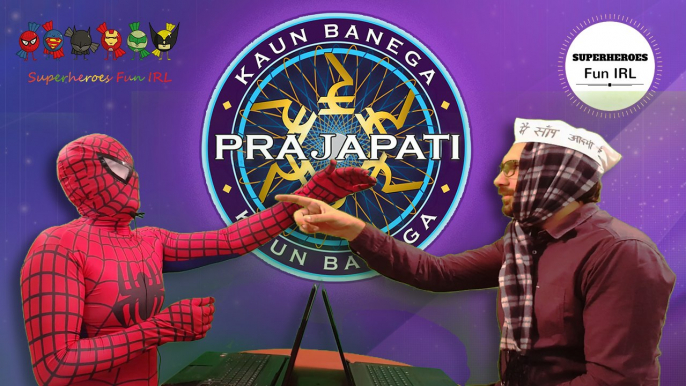 Arvind Kejriwal in Kaun Banega Prajapati | KBC Spoof | Superheroes Fun IRL