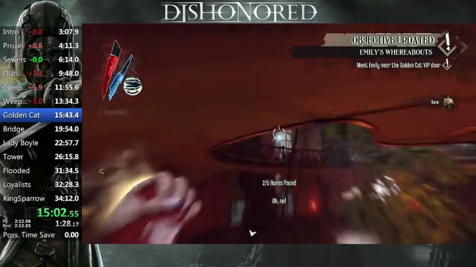 Dishonored Any% (Old World Record) 33:59