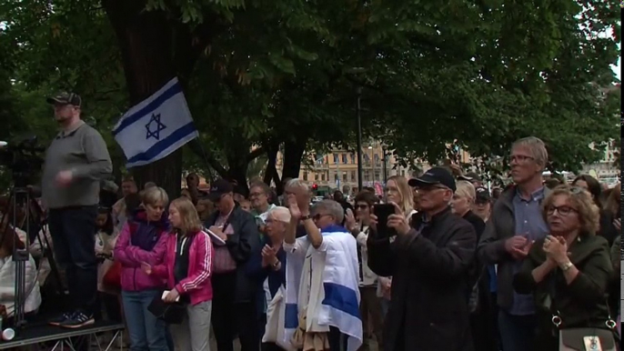 Hillel Neuer of UN Watch Speaks in Stockholm