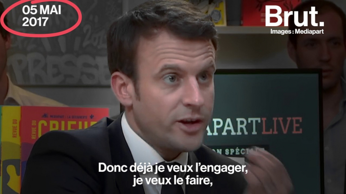 Nucléaire : Avant, Emmanuel Macron savait "crédibiliser l'horizon 2025"