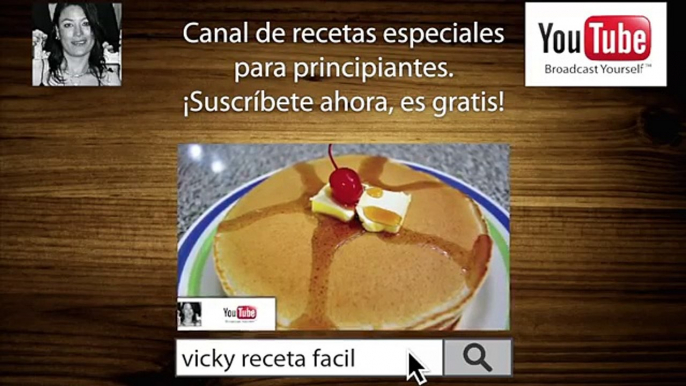 CÓMO HACER HOT CAKES PASO A PASO | Vicky Receta Facil