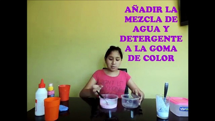 COMO HACER SLIME CASERO FACIL Y RAPIDO