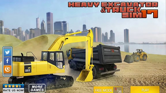 Heavy Excavator & Truck SIM 17 - Best Android Gameplay HD