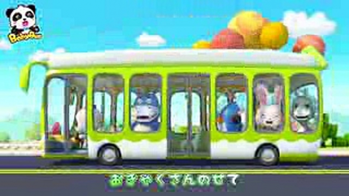 ♬バスのうんてんしゅさん  バスの運転手さん  どんなお客さんがのってくるのかな？  ようちえんバス  赤ちゃんが喜ぶ歌  子供の歌  童謡   アニメ  動画  BabyBus