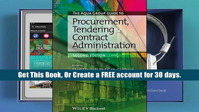 Audiobook  The Aqua Group Guide to Procurement, Tendering and Contract Administration 2E  Pre Order