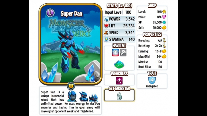 Monster Legends | Monster Analysis | Super Dan