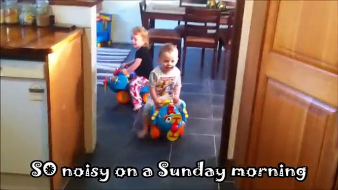 Down come the baby gates, out come the crazy toddler twins