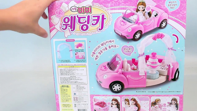 미미월드 리틀미미 웨딩카 공주 인형 자동차 와 뽀로로 타요 장난감 Little MiMi Princess Doll Wedding Car Toys