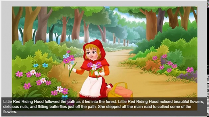 The story of Little Red Riding Hood In English Talking Before Sleep For Kids