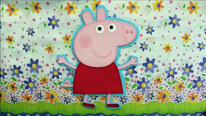 PEPPA PIG EN FOAMY O GOMA EVA PARA CENTROS DE MESA O ADORNOS