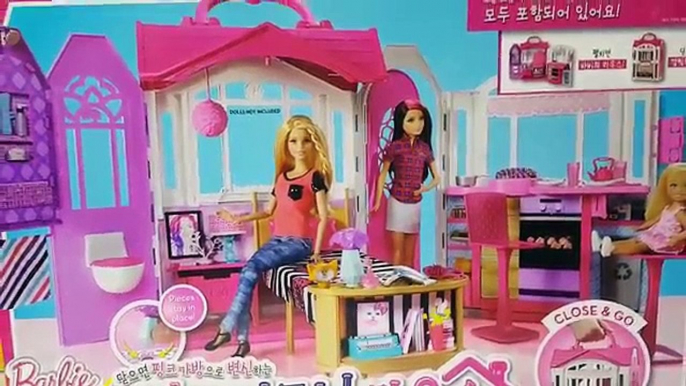 피크닉 하우스 Barbie Glam Vacation Getaway house Play set Reiview & Made to Move 핑크팝 TV