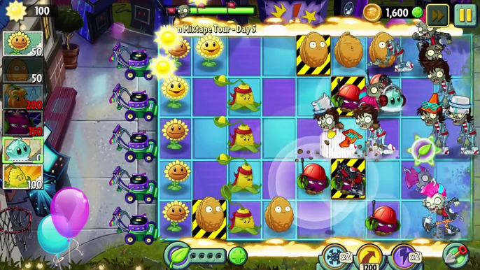 Zombie Tsunami Vs Plants Vs Zombies 2 Neon Mixtype Tour Disco Dance Zombies Attack