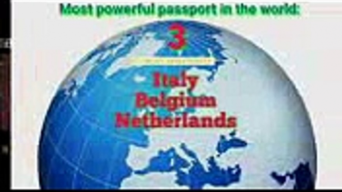 Top 10 most powerful passports in the world 2017 World's best passports 2017 Passport ranking 2017