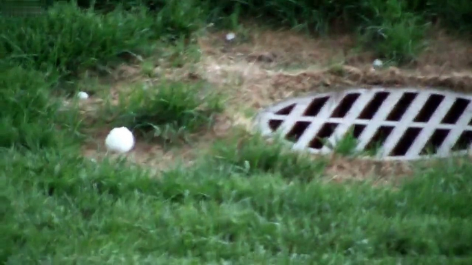 Softball sized hail storm in Wichita KS