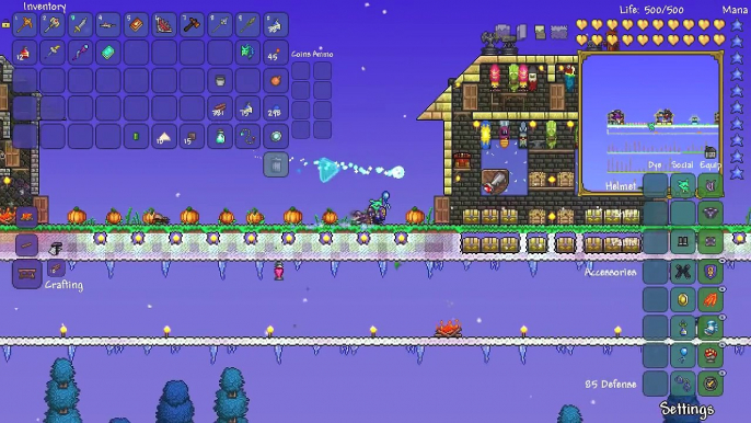 Frost Moon DOMINATION! Unbelievable Luck Again! || Lets Play Terraria 1.2.4 [Episode 45]