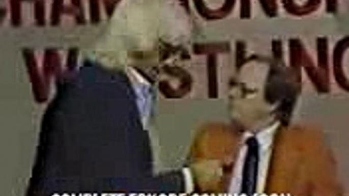 Ric Flair Explodes On Championship Wrestling From Florida (1984) @The Sportatorium