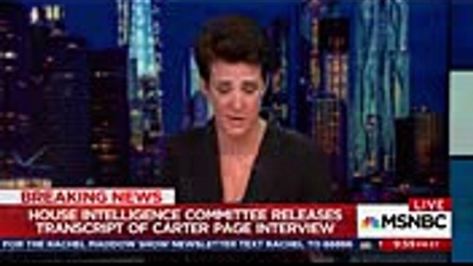 Carter Page Named Donald Trump Staffers He Told About Russian Contacts  Rachel Maddow  MSNBC (2)