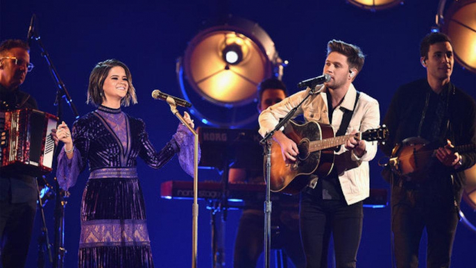 Maren Morris & Niall Horan Perform 'I Could Use a Love Song'/'Seeing Blind' at 2017 CMAs | Billboard News