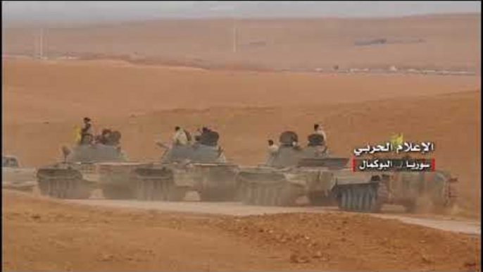 Syrian Army and Allies Approach Albukamal in Offensive Against Islamic State