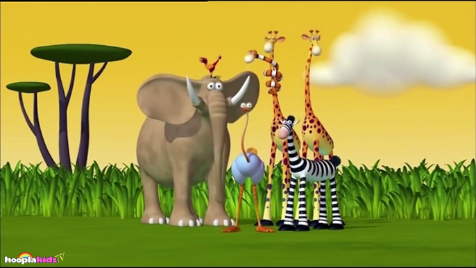 Funny Animals Cartoons Collection | Elephant Does Some Gardening | For Babies by HooplakidzTv