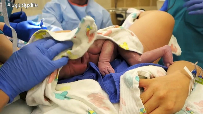 Delivering Identical Twins- March 07, new ItsJudysLife Daily Vlogs