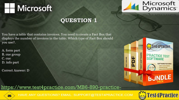 MB6-890 Dumps With Real Exam Question Answers - Test4practice