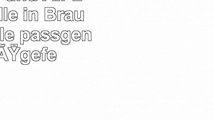 SIMON PIKE BERN Apple iPad Air und Air 2 Leder Hülle in Braun Lederhülle passgenau