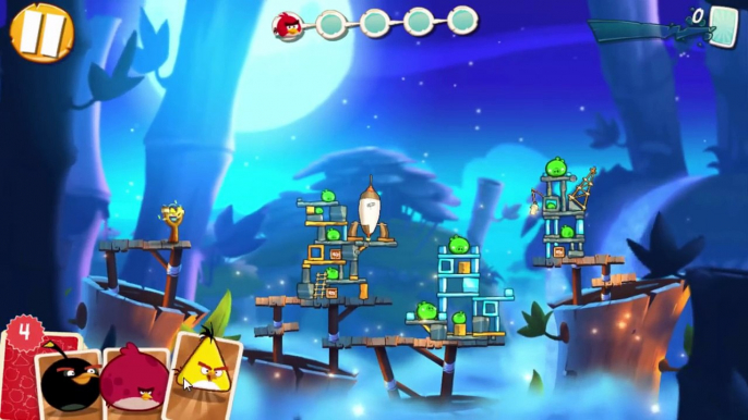 Angry Birds 2 - Level 141-150 BAMBOO FOREST GREASY SWAMP KING BOSS Battle!