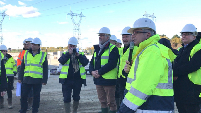 Visite du nouveau Min de Nantes en chantier