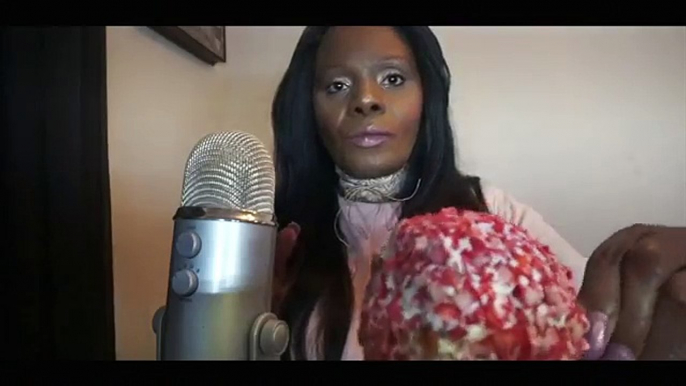 CANDY APPLE ASMR Eating Sounds/Valentines