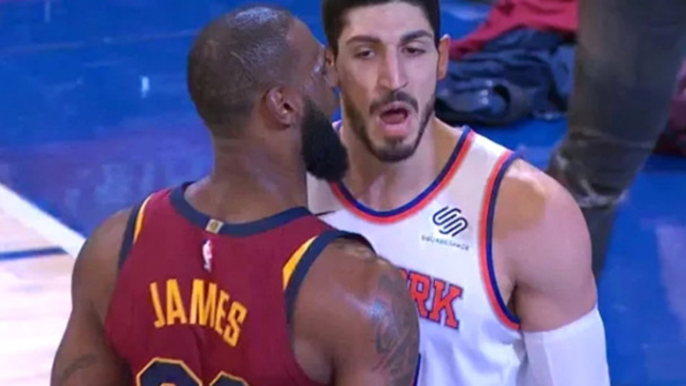 FETÖ'cü Enes Kanter, NBA'in 1 Numaralı Oyuncusu LeBron James ile Kapıştı