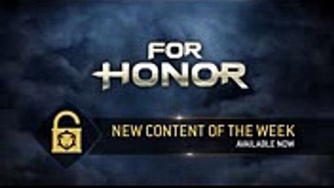 For Honor Week 1122017  Weekly Content Update  Ubisoft [US]