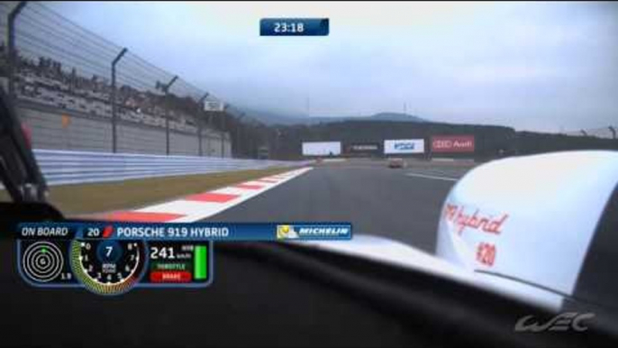 FIAWEC 6hFuji Porsche 919 Hybrid LMP1 #14 #20 Onboard lap