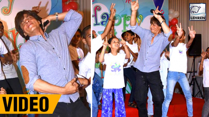 Shah Rukh Khan DANCES With Kids On Children's Day