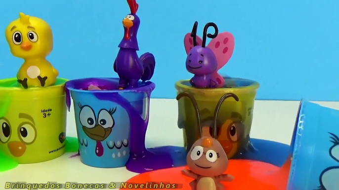 Galinha Pintadinha Surpresa Amoeba Masha Pintinho Amarelinho Dora Toy Brinquedos Aprendendo Cores