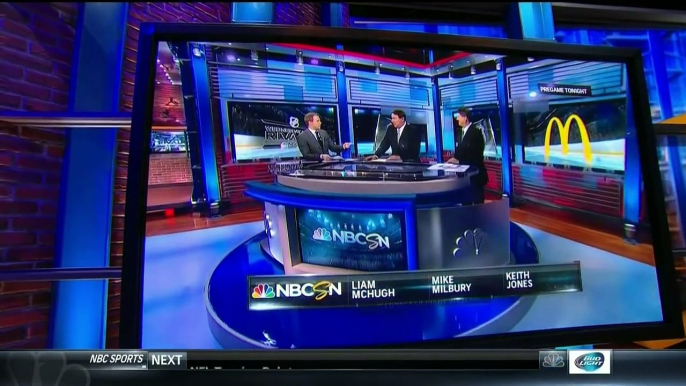 NBC Post game Mike Milbury on Scott, Buffalo Sabres vs Boston Bruins 10/23/13 NHL Hockey